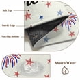 thumbnail image 6 of 3'x5' Area Rugs, American Independence Day Indoor Outdoor Area Rug for Living Room Bedroom, Retro Fireworks Stars Washable Bathroom Rugs Kitchen Floor Carpet Mats Home Decor Aesthetic, 6 of 8