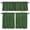 Blackish Green, variant on 3PCS Kitchen Curtain Valance and Tiers Set, Vintage Forest Green Kitchen Curtains Set Window Curtain Valances, Farmhouse Retro Solid Color Linen Texture Rod Pocket Bedroom Cafe Curtain 24'' Length