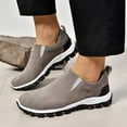 thumbnail image 3 of Pandaie Men's Slip on Loafer Walking Shoes Faux Suede Comfortable Lightweight Outdoor Hiking Sneakers Non Slip Casual Fashionable Work Shoe Size 7‑12, 3 of 6