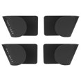 thumbnail image 1 of 1 Set 4pcs ABS Punch Free Kitchen Pot Lid Storage Racks Pot Lids Holder (Black), 1 of 9