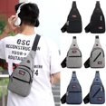 thumbnail image 1 of New Men's Sling Pack Chest Shoulder Crossbody Bag Backpack Biker Satchel, 1 of 5