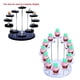 thumbnail image 5 of Injueey Soporte de acrílico para joyería Soporte de exhibición de base redonda de 12 soportes de exhibición de anillo de joyería Cocina y Comedor Transparente Injueey HA024658-02, 5 of 5