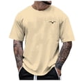 thumbnail image 1 of LUOGENLI T-shirts pour Homme pour Hommes Homme Été Chemise Imprimée Blouse Manche Courte Col Rond Hauts Chemise Hauts T-shirts pour Hommes T-shirts Graphiques T-shirts Pêche Pâques T-shirts pour Hommes T-Shirt Graphique Saint-Valentin Jaune G, 1 of 4