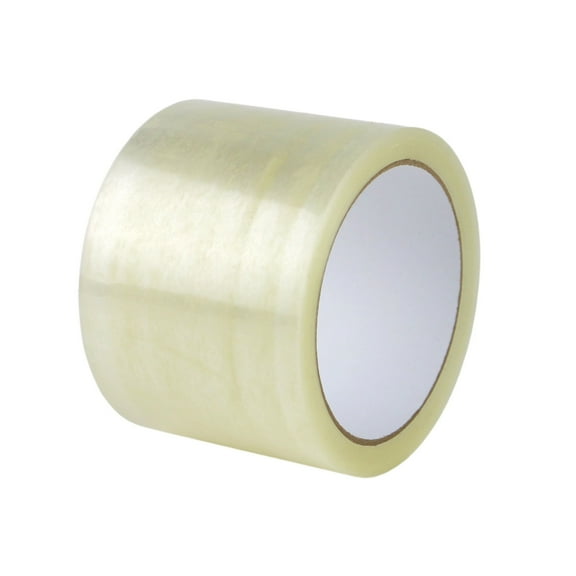 FindTape Carton Sealing Packing Tape (BOPP-R2M): 3 in. (72mm actual) x 55 yds. (Clear)