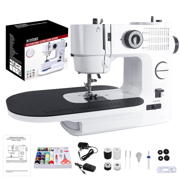 Victool 638 Mini Electric Sewing Machine Household 41 Stitches Sewing Machine with 42pcs Sewing Kit US