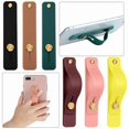 thumbnail image 1 of wonima02 6 Pieces Phone Grip Holder Cell Phone Grip Strap Telescopic Finger Strap Stand Universal Finger Kickstand for Most Smartphones(Retro Colors), 1 of 1