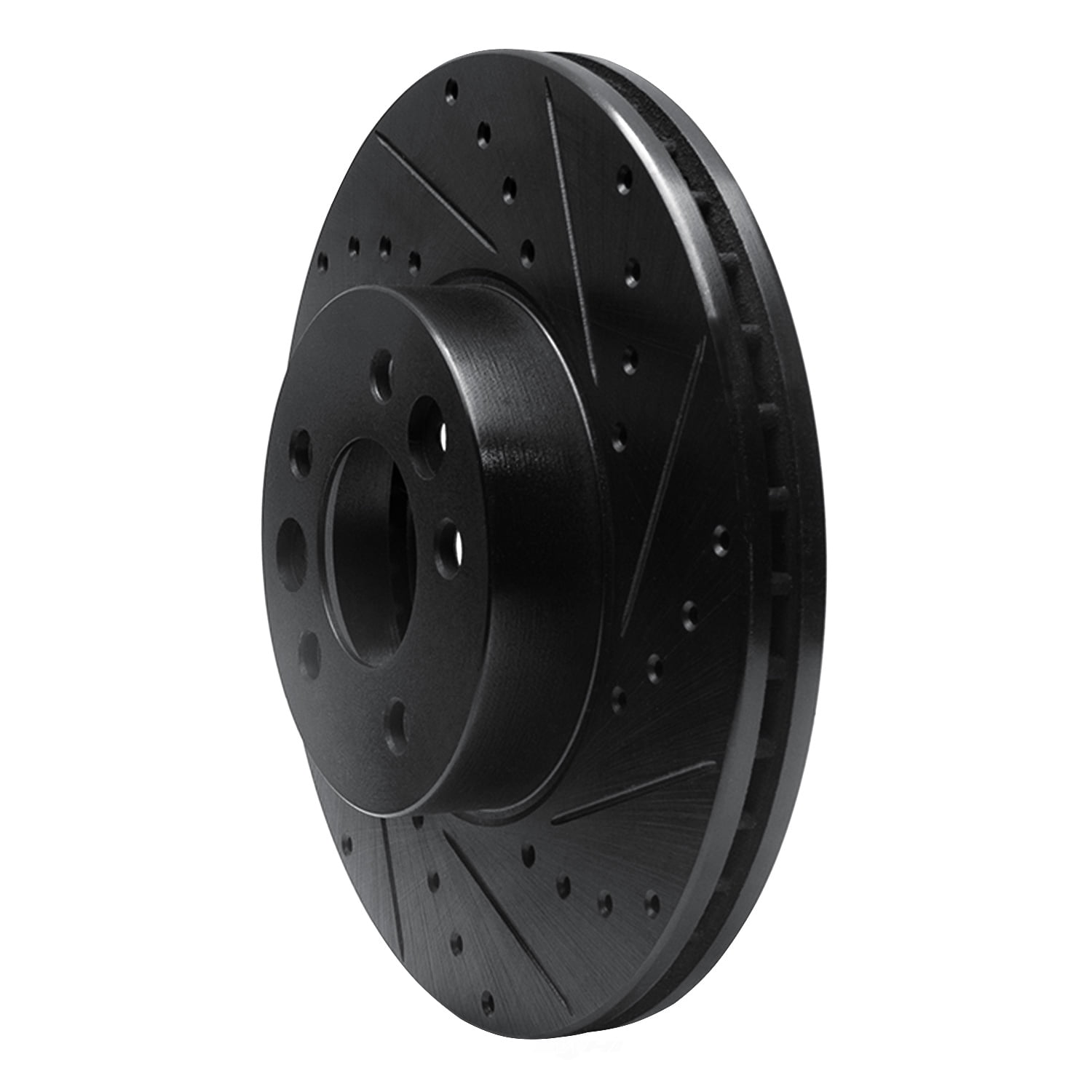 Dynamic Friction Company 633-56016R DFC Brake Rotor - Drilled And Slotted - Black