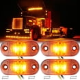 thumbnail image 1 of 4Pcs LED Clearance Light Side Indicator Marker lights for Truck Car Trailer - Waterproof & Super Bright Trailer Light Rear Tail Light Stop Turn Light, 1 of 10
