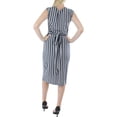 thumbnail image 2 of Lauren Ralph Lauren Womens Striped Calf Midi Dress, 2 of 2