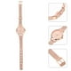 thumbnail image 2 of BRIGHTFUFU Reloj de moda para mujer Marca de lujo Correa de malla Correa Relojes de pulsera de cuarzo creativos Pulsera de mujer Reloj de pulsera Montre Femme (Rosy Gold), 2 of 7