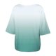 thumbnail image 5 of Gibobby Playera Termica Para Mujer Blusa holgada bohemia de verano para mujer, camiseta de talla grande con hombros descubiertos y degradado（Blanco， XL), 5 of 5