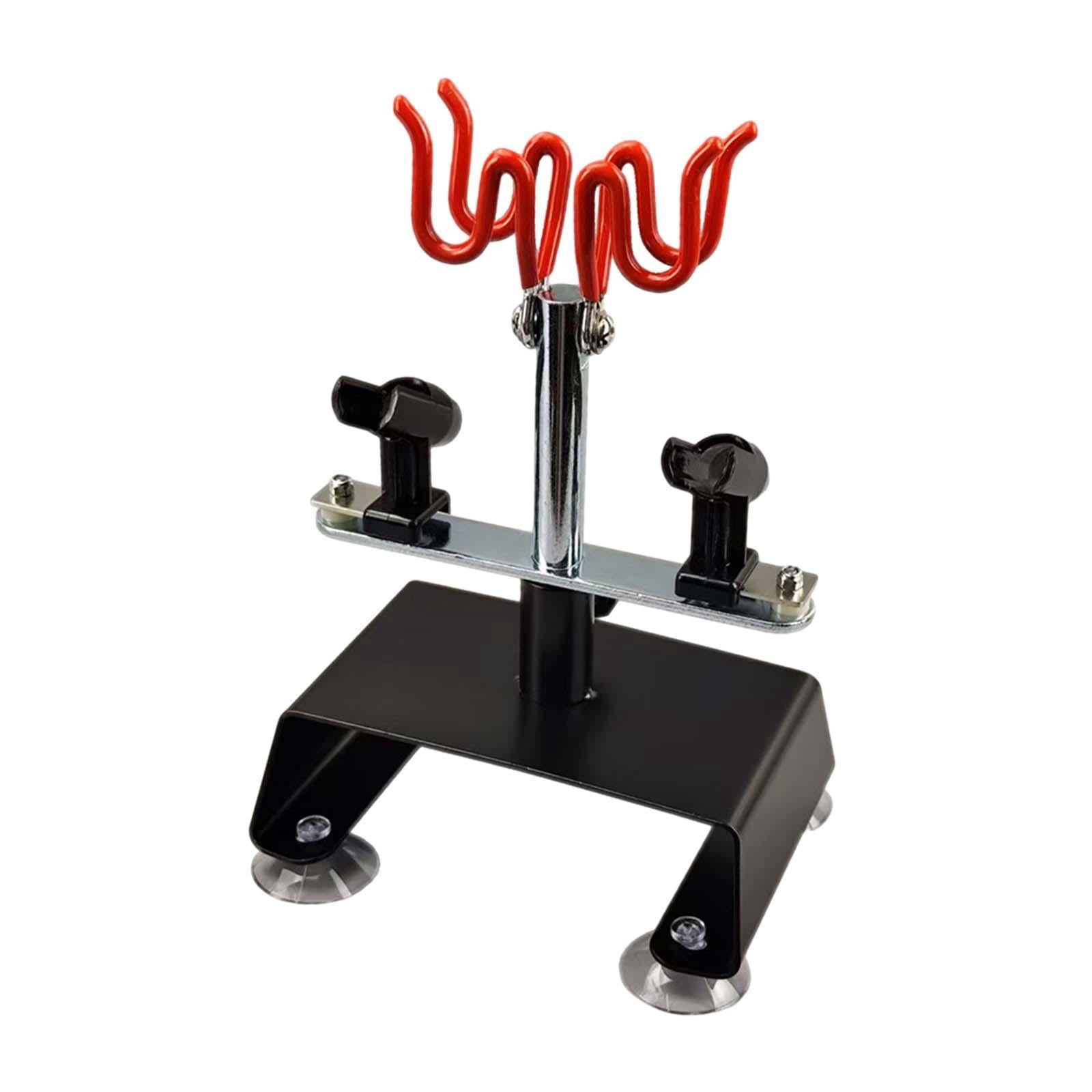 Airbrush Holder Stand Station with Suction Cups for Tabletop Model Spray Painting and Garage Workspace Organization