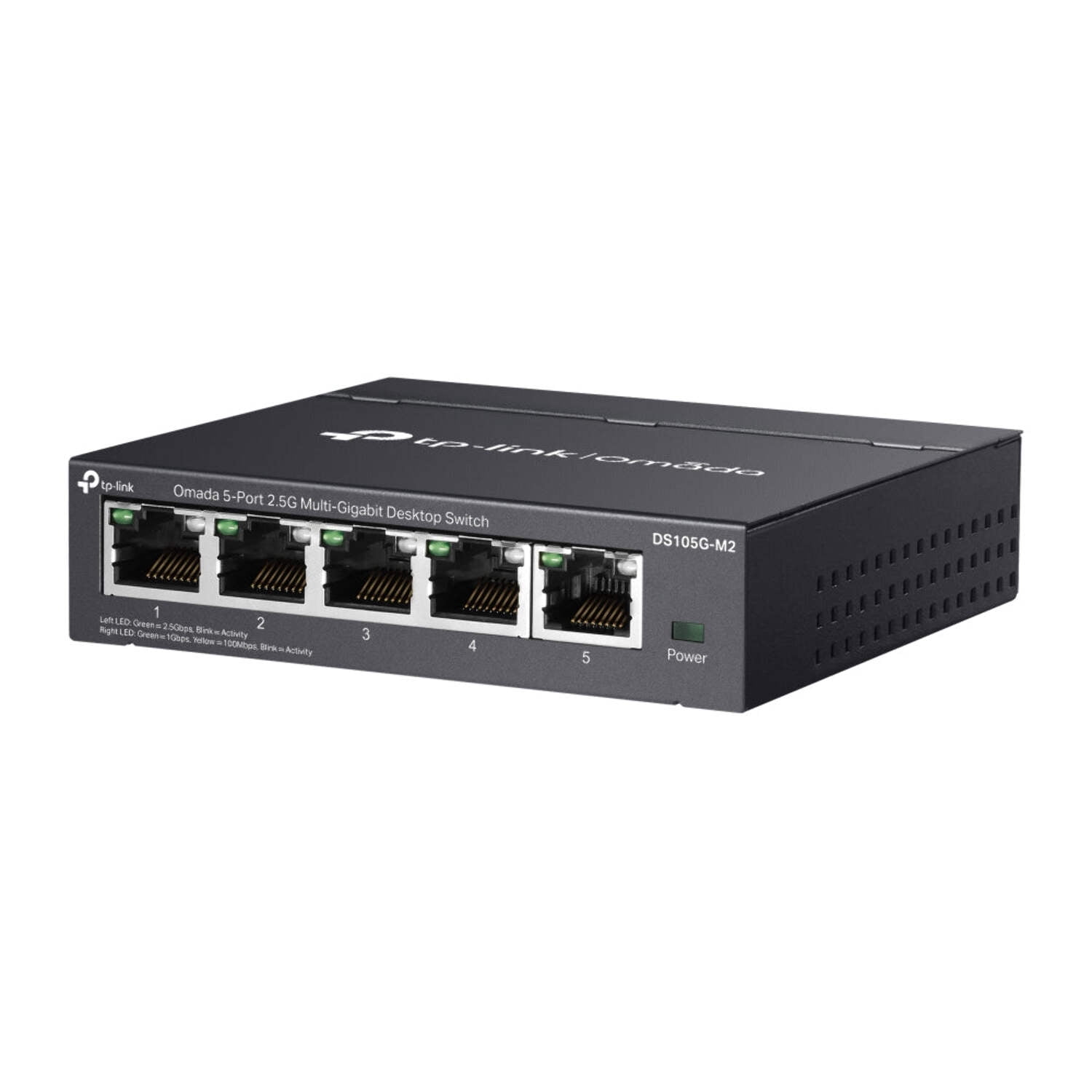 TP-Link Omada 5-Port 2.5G Multi-Gigabit Desktop Switch - 5 Ports - 2.5 Gigabit Ethernet - 2.5GBase-T - 2 Layer Supported - 5.81 W Power Consumption - Twisted Pair - Desktop