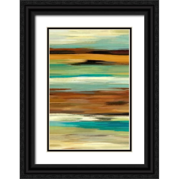 Alpenglow Workshop 11x14 Black Ornate Wood Framed with Double Matting Museum Art Print Titled - Southwest Vistas II