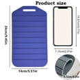 thumbnail image 3 of Collapsible Silicone Cutting Board, 9.45 x 5.51in Portable Chopping Block, Space Saving Food Prep Mat for Camping Travel Picnic Needs, 3 of 8