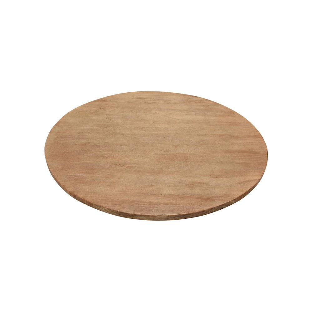 Moti Logan 60" Round Dining Table In Natural Finish