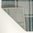 thumbnail image 6 of JONATHAN Y TUSCAN SUN 3 x 5 Area Rug, Sabine Traditional Farmhouse Bold Gingham - Turquoise/Cream, TSN203E-3, 6 of 9