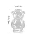 thumbnail image 2 of Must-Have 11oz Cute Bear Ceramic Mug - Winter Customized Home Cup with 3D Raised Bear Design, Microwave & Dishwasher Safe for Drinks, Office Home & Adorable Holiday Gift, 5.5*3.5in, Without straw, 2 of 8