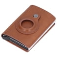 thumbnail image 2 of Tagmate Wallet, Air Tag Wallet PU Leather Smart  For Traveling For Shopping Apricot, 2 of 8