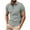 Gray, variant on Vunhao Mens Polo Shirts With Collar, Short Sleeve Solid Casual Button Mens Basic Shirt on Sale Gray