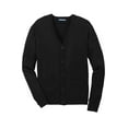 thumbnail image 5 of Port Authority Value V Neck Cardigan Sweater with Pockets-XL (Black), 5 of 6