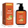 Yforlp Ginger Shampoo Softening Hair Hydrating Moisturizing Shampoo