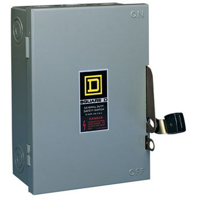 Interruptor de seguridad fusible Square D 30A General Duty 120/240V