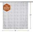 thumbnail image 2 of Shower Curtain Set with 12 Metal Hooks, Elegant Boho Shower Curtain, Water-Resistant (72 x 72 inches) Varato Design, 2 of 5