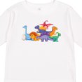 thumbnail image 4 of Inktastic Cute Dinosaurs Boys or Girls Long Sleeve Toddler T-Shirt, 4 of 5
