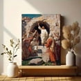 thumbnail image 6 of UXIEQU Jesus Resurrection Religious Canvas Wall Art Print 15.75x11.81 Inches, 6 of 8