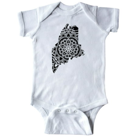 

Inktastic Maine Silhouette Mandala Gift Baby Boy or Baby Girl Bodysuit