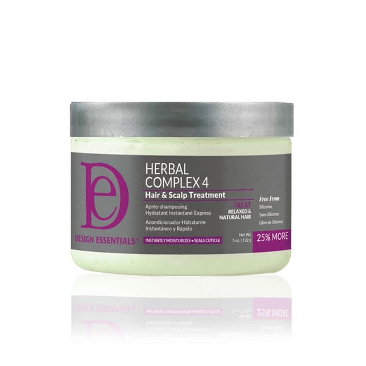 Design Essentials Herbal Complex 4 Hair & Scalp Treatment 5 oz,Pack of