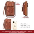 thumbnail image 3 of UHUSE Small Crossbody Cell Phone Bag Purse for Women,PU Leather Phone Handbag with Card Slots, 3 of 11