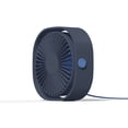 thumbnail image 4 of Mini ventilador eléctrico portátil con 3 velocidades, ventilador potente y súper silencioso, ideal para oficina y dormitorio escolar, azul oscuro, 4 of 4