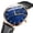 D, variant on EGNMCR Men's Quartz Watch Men Trendy Ultra Thin Watch Slim Leather Strap Stainless Steel Quartz Watch A