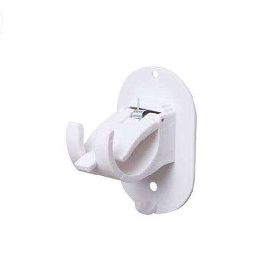 Rewenti No-Drill Curtain Rod Hook - Adhesive Hook Curtain Rod Bracket, Fixing Clamp for Curtain Rod & Towel Rod, Easy Installation