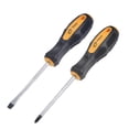 thumbnail image 1 of Unique Bargains #2 Phillips / 7mm Slotted 4' S2 Steel Round Shaft Magnetic Screwdriver Set Non-Slip Black+Yellow Handle, 1 of 5