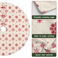 thumbnail image 6 of 30 Inch Christmas Tree Skirt – Velvet Plush Tree Mat, Soft Thickened Polyester with Red Ties, Single-Sided Printing, Available in 30in/36in/48in, Perfect for Holiday Xmas Tree Decoration, 6 of 7