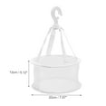 thumbnail image 3 of 1 Pc Durable Clothes Drying Basket for Laundry Room Balcony 5.12"x7.87" 5.2L White, 3 of 6