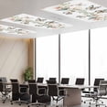thumbnail image 5 of Fluorescent Light Covers 1 Pack 4x2 ft Pink Flowers Ceiling Light Covers Butterfly Leaves Light Filters for Classroom, Office & Home, Drop Ceiling Light Covers, 5 of 8