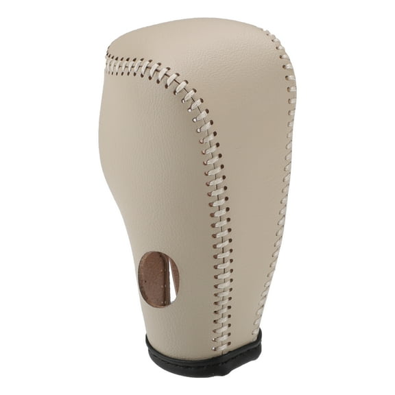 Unique Bargains Gear Shifting Knob Cover Automatic Transmission Lever Trim for Nissan Murano 2009-2013 Beige