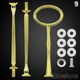 thumbnail image 2 of Walbest Multi-Style Cake Stand Fittings Hardware Fittings Cake Tray Holder 2 or 3 Tiers Cake Stand Mold Crown, for Resin Crafts DIY Making Cupcake Serving Stand Decoration, 1set, 2 of 7