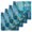 MediumTurquoise, variant on Modern Turquoise Dish Towels Set, Waffle Weave Kitchen Towels 4 Pieces, Abstract Teal Gold Marble Textured Microfiber Hair Face Bath Tea Towel Absorbent Quick Drying Cleaning Dish Cloths, 12"x12"