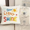thumbnail image 5 of Rainbow Classroom Throw Pillow Covers Set of 4 18x18 Inch Reading Calm Down Corner School Nursery Decor Throw Pillow Covers Teacher Counselor MustHaves for Cozy Learning Spaces, 5 of 6