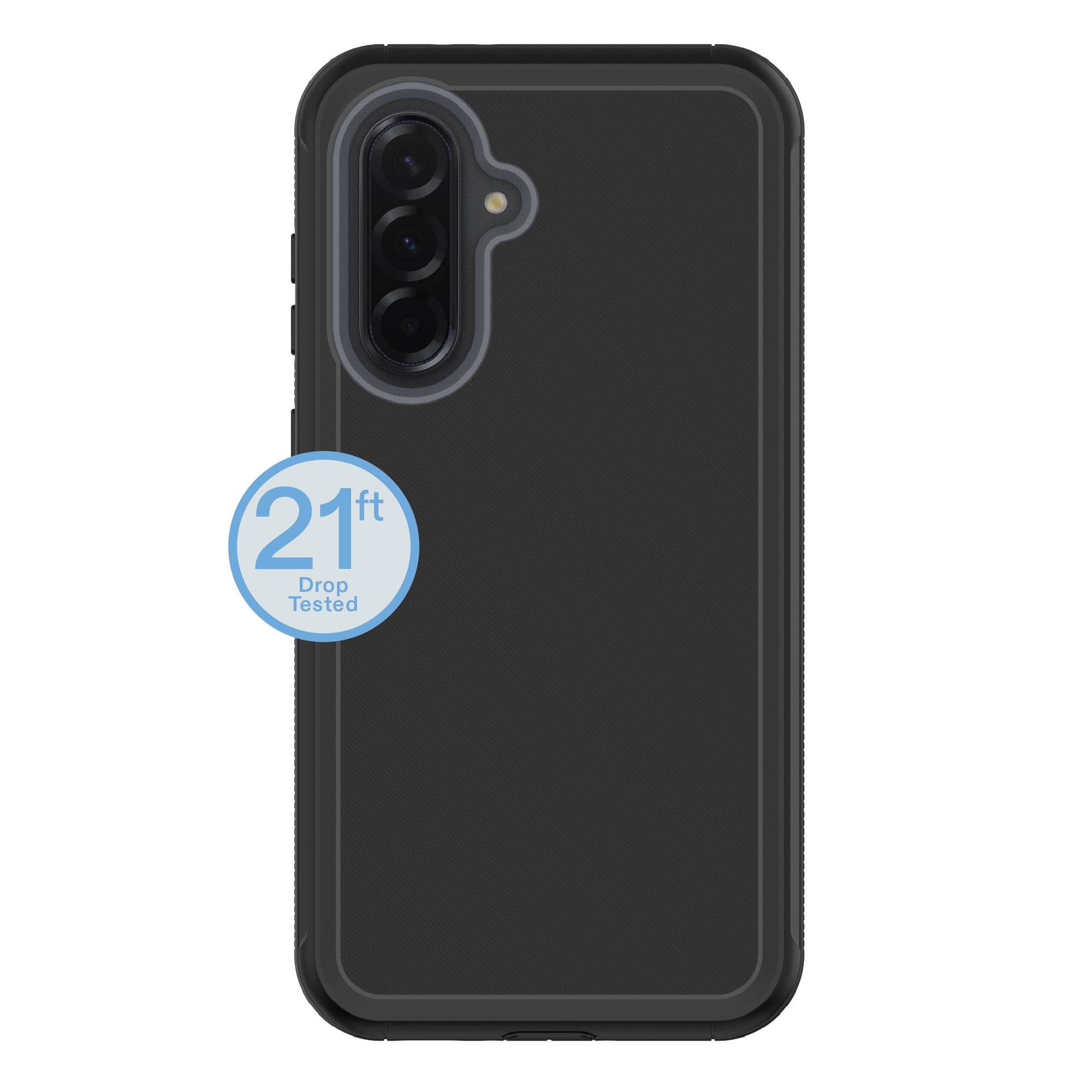 onn Rugged Phone Case for Samsung Galaxy A36 5G - Black/Gray