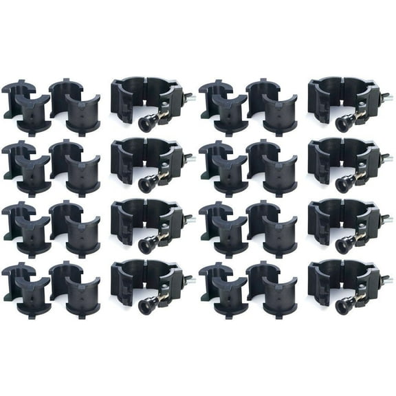 (8) Chauvet CLP10 CLP-10 360°  Wrap Around "O" Clamps For Light Mounting