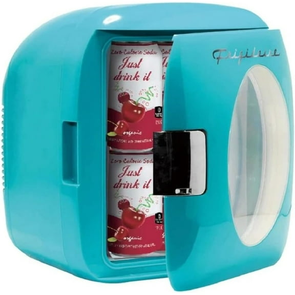 Restored Frigidaire Portable Retro 12-Can Mini Cooler, EFMIS462, Blue (Refurbished)