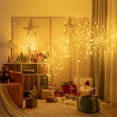 thumbnail image 3 of Costway 6ft Pre-lit White Twig Birch Tree for Christmas Holiday w/ 96 LED Lights, 3 of 10