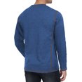 thumbnail image 3 of Thrilos Sweatshirts for Men Henley Casual Long Sleeve Shirts Lightweight Front Placket Fit T Shirts, 3 of 7