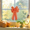 thumbnail image 5 of Large Autumn Ribbon Bow Fall Bows for Wreaths Fall Tree Bow Decor Thanksgiving Assorted Ribbon Bow Halloween Bow Decorations Fall Farmhouse Wreath Fall Wreath Ribbons for Front Doo, 5 of 6